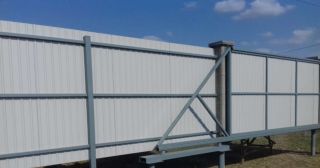 Купить откатные ворота на сваях Климовск, цена от 2781 руб.