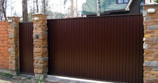 Купить откатные ворота консольные Климовск, цена от 2781 руб.